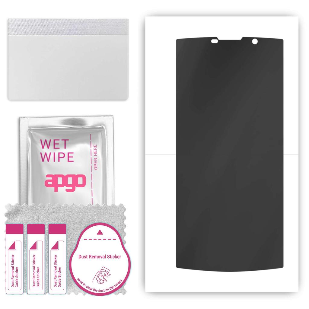apgo Hydrogel Privacy Matte Screen Protector for Oukitel K7, Anti Spy, Hydrogel Film, Flexible, Soft TPU with positioning layer easy installation