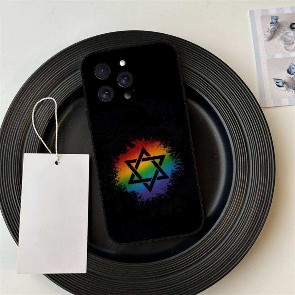 David Jüdischer Stern Symbol Handyhülle Für IPhone 17 Pro 15 13 14 16 11 12 Pro Max 7 8 Plus XR XS X SE Matt Weiche Silikonhülle