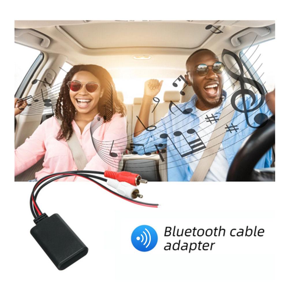 Bluetooth-compatible Audio Cable Module Music Audio Stereo Receiver Car Electronics Accessories for 2RCA Interface Vehicles