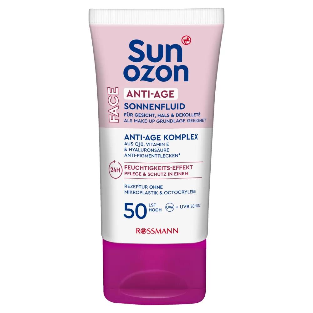 Sunozon Face Sun Fluid Anti-Age SPF50, 50ml