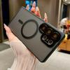 KEYSION Luxury Matte Translucent Magnetic Case for Samsung Galaxy S25 S26 Ultra 5G S26+ S25 FE Shockproof Armor Phone Cover