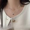 Dou Dou Necklace for Women In Summer with A Cool Style Clavicle Chain, Light Luxury and Small Design, New Year's New Style