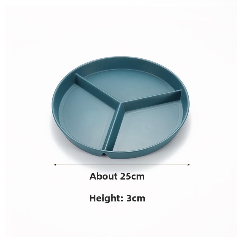 Home Use Children's Stylish Round Portion-Controlled Meal Plate