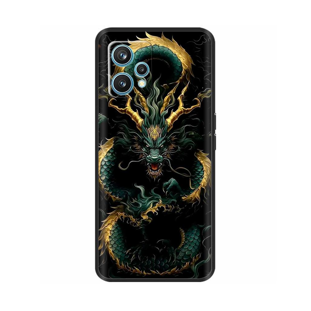 Para Realme 9 Pro Plus Funda Divertida de Silicona Suave Cubierta de Teléfono Para Realme 9 4G Funda Negra Carcasas con Parachoques Resistentes a Golpes Para Realme 9 Pro+