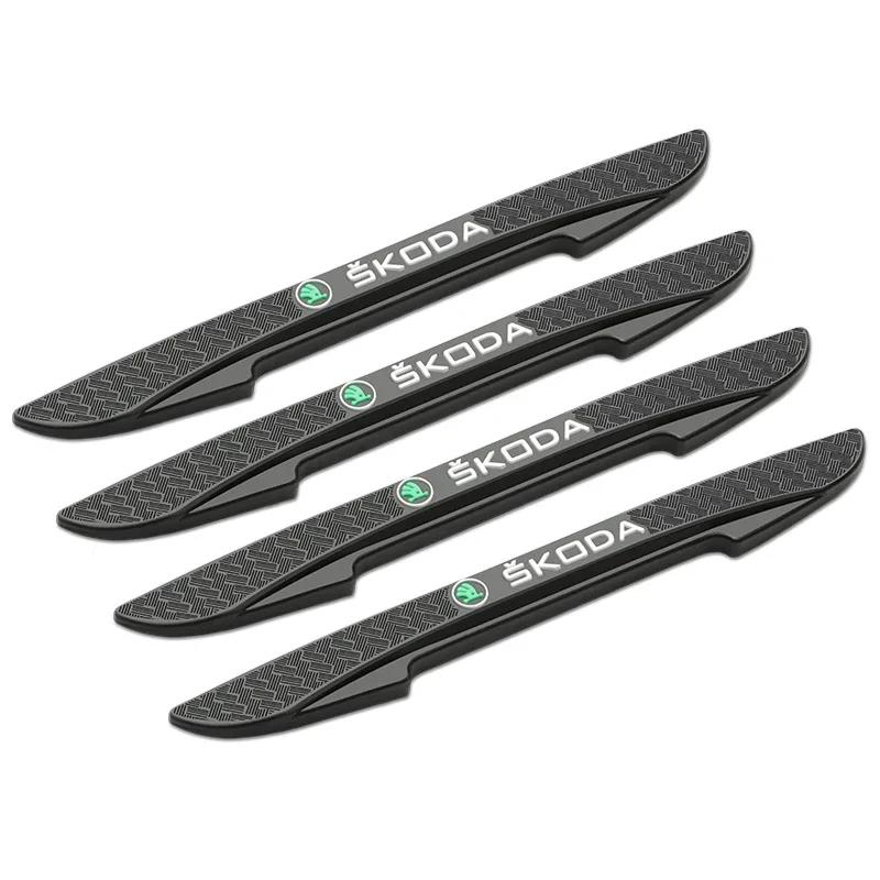 Car Sticker Car Sticker Door Edge Guards Trim Molding Strip Anti Scratch For Skoda Kamiq Kodiaq Karoq Yeti Octavia Fabia Rapid S NL6