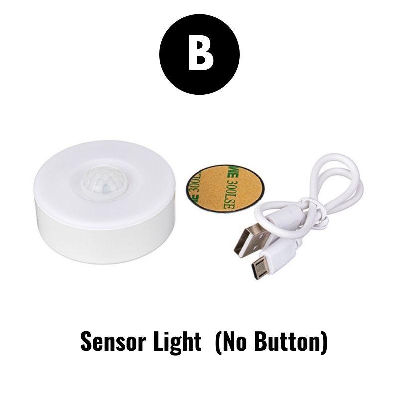 Homlly Rechargeable Motion Sensor Light (Warm Yellow) (X2PCS)