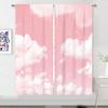 MulticolorGraffiti Art High Shading Curtain Luxury Curtains for Living Room Bedroom Shading Thick Blackout Window Drapes 2Pcs