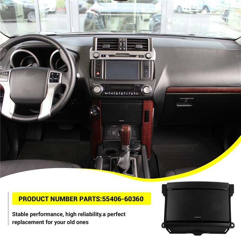 

M63K-Car Dashboard Storage Box Toolbox Center Console Glove Box 55406-60360 For Toyota Land Cruiser Prado 2010-2017 чорний