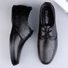 Luxury Brand Wedding Dress Shoes High-end Banquet Men's Leather Casual Shoes Soft Soled Comfortable Men's Flat Business Shoes