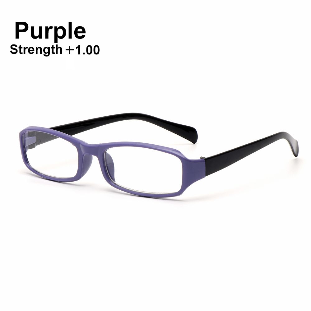 Square Lightweight Ultra Light Resin Reading Glasses Vision Care Presbyopia Eyewear Eyeglasses