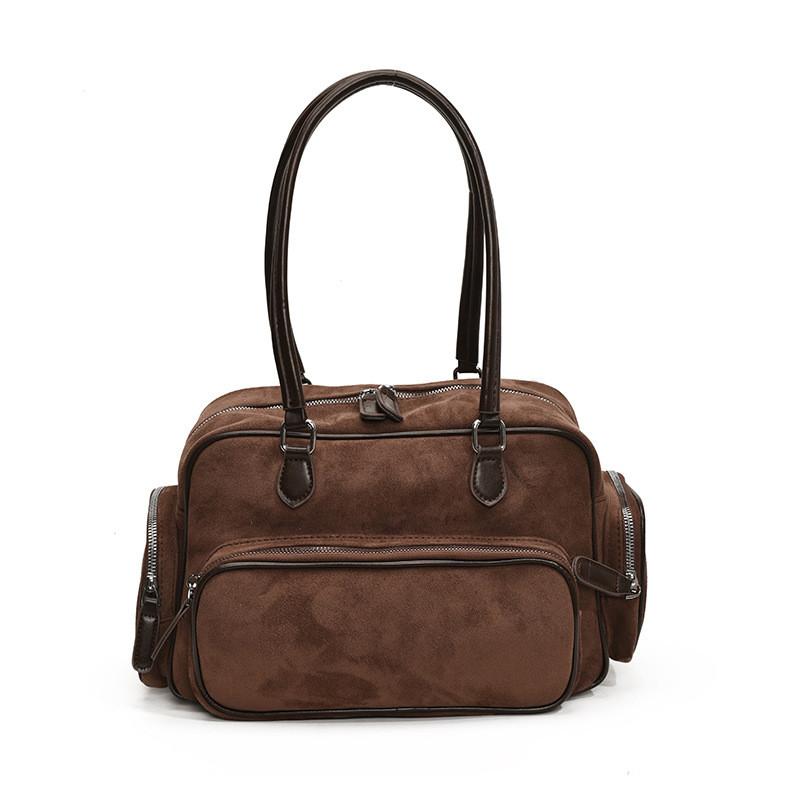 IELGY Ladies Retro Underarm Bag - Multi-Pocket & Portable