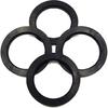 78.1 To 106 Hub Centric Rings, Black Plastic Hubcentric Rings Compatible With Chevy Silverado Tahoe GMC Sierra 1500 Yukon XL, Pack Of 4