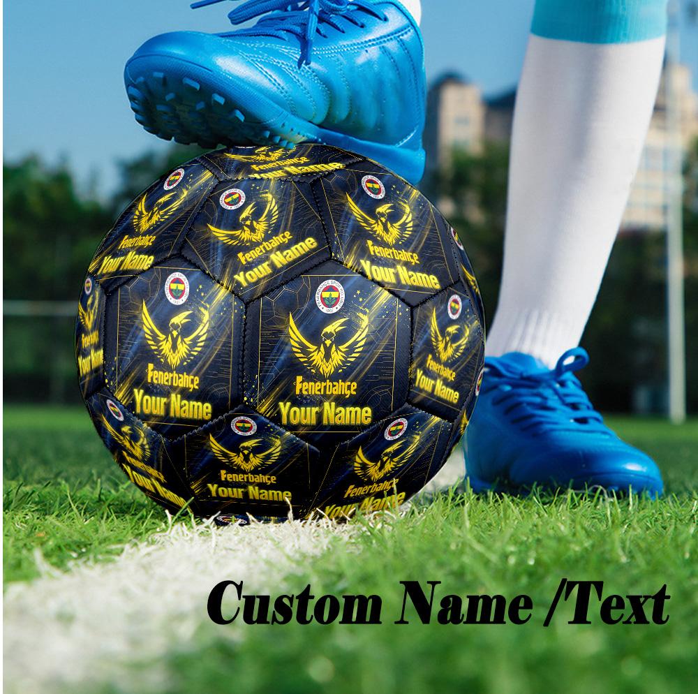 Size 5 Football Custom Name Text, Outdoor Training Soccer BallFenerbahçe FC