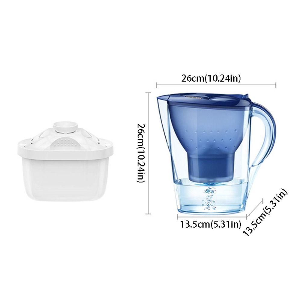 BPA-freier alkalischer Wasserfilterkrug 3,5L Kapazität Wasserreiniger Kessel Haushaltsgebrauch