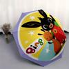 Bing, Rabbit Automatic Folding Umbrella  8 Ribs, Durable Iron Frame, Bright Color Pattern Compact Travel Umbrella, Suitable for Outdoor, Bea