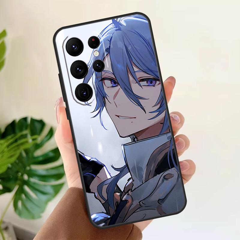 Genshin Impact Kamisato Ayato Soft Case For Samsung Galaxy S21 S22 S23 S24 S25 Ultra S9 S10 Plus S20 FE S24 FE Phone Cover