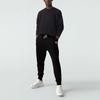 Canada Goose Huron Series SS22 Red Label Breathable Logo Solid Color Cuffed Long Pants Knitted Sports Pants Men bottoms Black 7402M-61