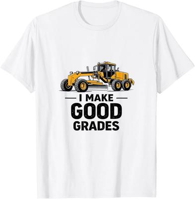 Ich mache gute Noten Straßenfertigerfahrer T-Shirt