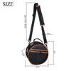 IRIN Borsa a Tracolla Tamburo Etereo da 8 Pollici Tamburo a Lingua d'Acciaio Borsa Impermeabile Accessori per Strumenti a Percussione Nero/Marrone
