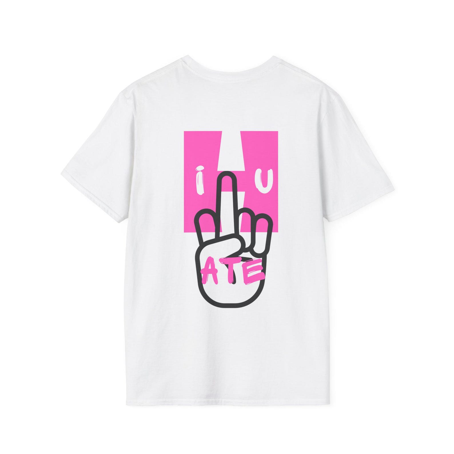 Anti Love Softstyle T-Shirt, Anti-Valentine Day Shirt, Hate Love Tee, Couples Matching, Dark Humor Top, Love Quote Tee 2XL