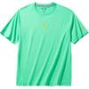 Kyrie Series Pohodlný Všestranný Pletený Top s Krátkým Rukávem s Potiskem Unisex topy Pohádkově Zelená 172431109-5