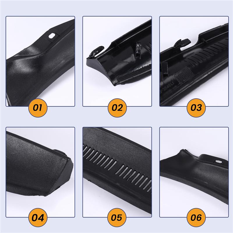 Windschutzscheibenwischer Abdeckung Zierleiste Wasserabweiserplatte Halsverkleidungspanel Für Mercedes Benz E-Klasse W210 1996-2002-A99D