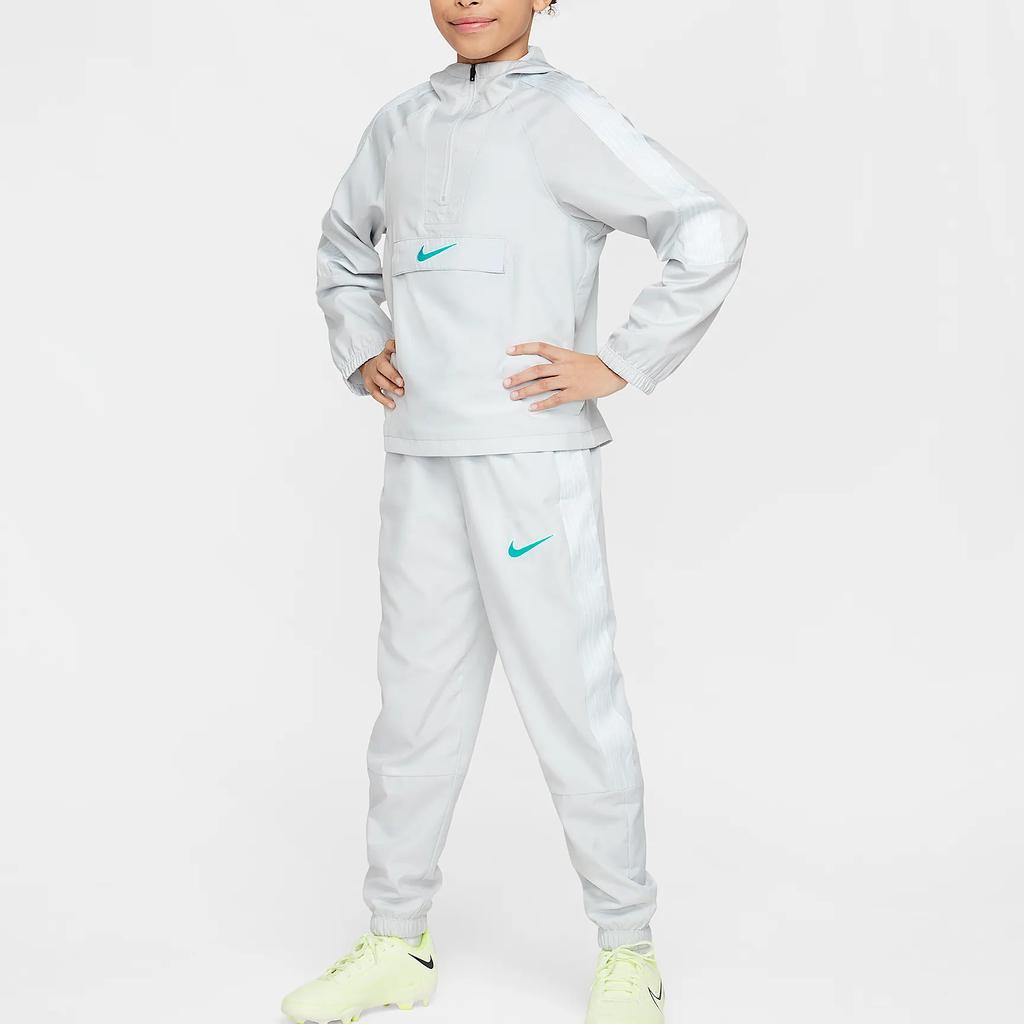 Nike Knitted Sports Pants Swoosh Academy Football Training Waterproof Breathable Comfortable Men Pants Photon-Dust Dynamic-Teal HJ3722-025