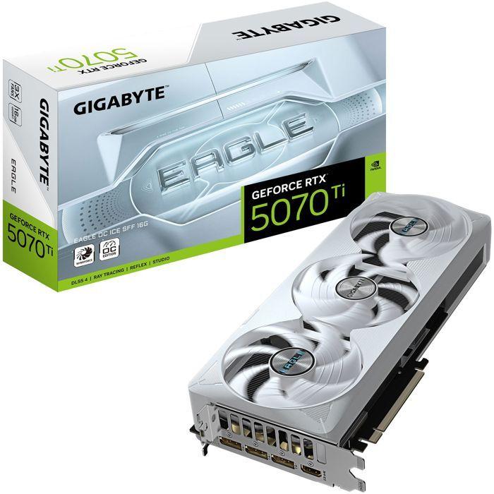 Gigabyte - Carte graphique - RTX 5070TI - Eagle OC Ice - 16Go