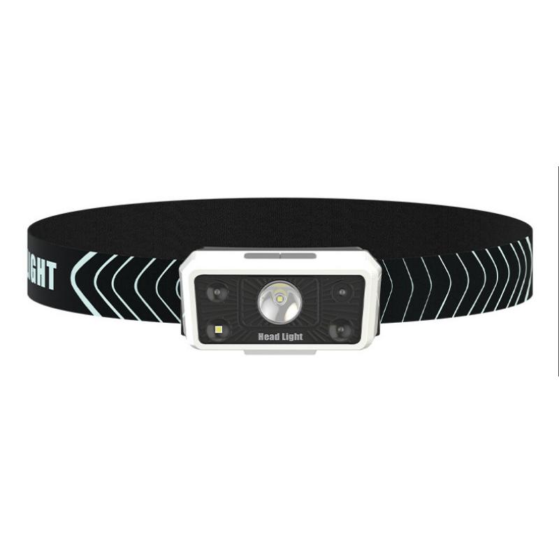 

Сильный свет, головной фонарь, уличный рабочий фонарь, USB аккумуляторная шахтная лампа, светодиодный индукционный налобный фонарь для рыбалки чёрный