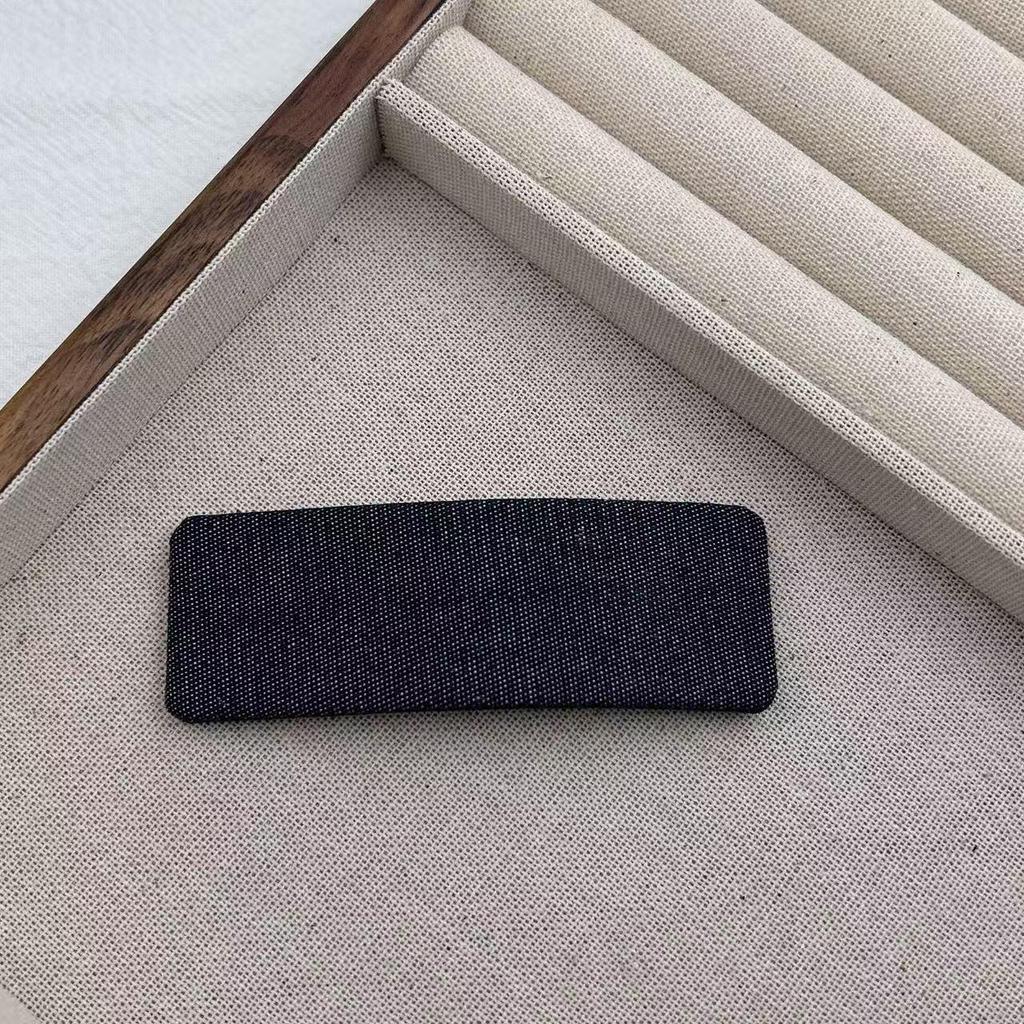 Korean Retro Denim Blue Hair Clip: Versatile BB Clip for Stray Hair & Bangs, New Women's Accessory