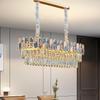 Luxury Crystal Chandelier Ceiling Light for Living, Dining, and Bedroom - High-End Colorful Shell Design