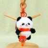 Panda Keychain Plush Toy With Pp Cotton Filling For Backpack Decor And Collection