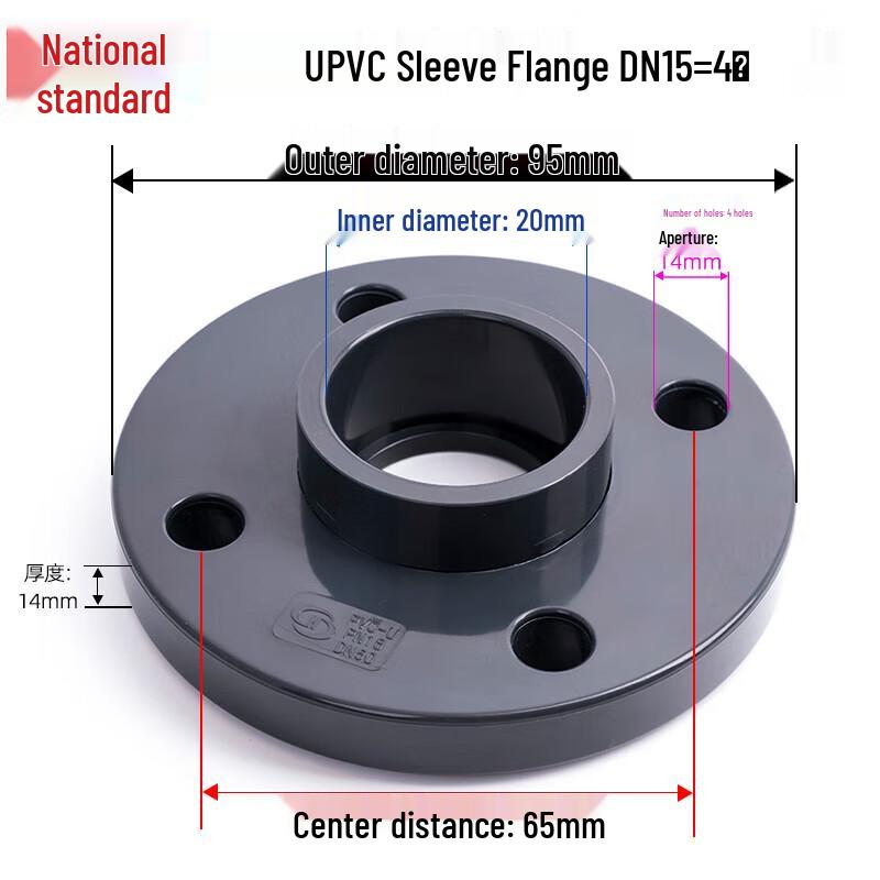 UPVC Loose Flange for Industrial Pipes