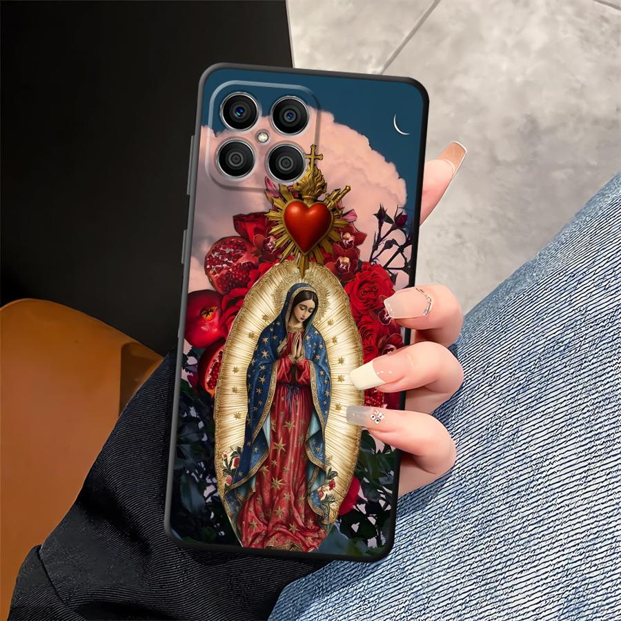 Case for Honor 90 X9a 200 400 Lite X5b 70 X6 Magic5Lite 8X X8 X7 Funda Phone Cover Holy Mother