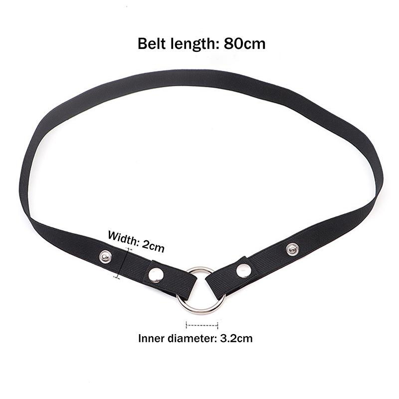 [E]1Set Anti-Off Male Chastity Cage Device Auxiliary Belt Adjustable Rope-Three Way Widen Elastic Band Sex Toy Underwear For Men