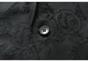 2025 Men's Stylish Embroidered Jacquard Slim Fit Suit Jacket for Spring/Autumn