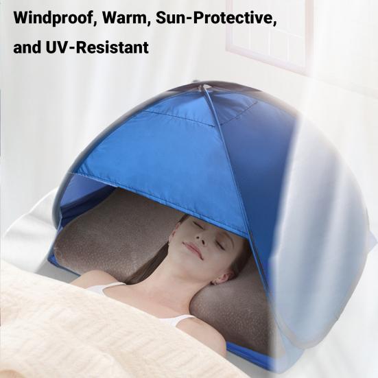 Mini Tenda Pop-up de Cabeça, Toldo Instantâneo Automático de Sombra Solar, Tenda Portátil de Abrigo Solar para Praia, Campismo, Pesca, Caminhada, Piquenique