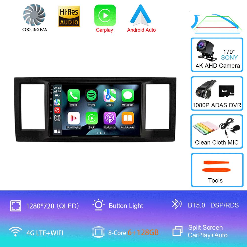 Android 14 Pentru Volkswagen Caravelle 6 T6.1 T6 2015 - 2020 Radio Auto Multimedia Player Video Navigație GPS 5G WIFI Carplay Auto