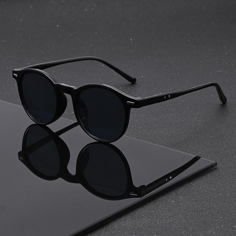 Bai Fen Bai Electronic 3C Men's Green Retro Tr90 Fashion Glasses Frame Fashion Shades Polygon Wo Oval High Quality Travel Eyewear Tr90