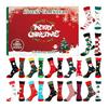 Sock Advent Calendar for Kids 24-Day Countdown Holiday Decoration Cotton