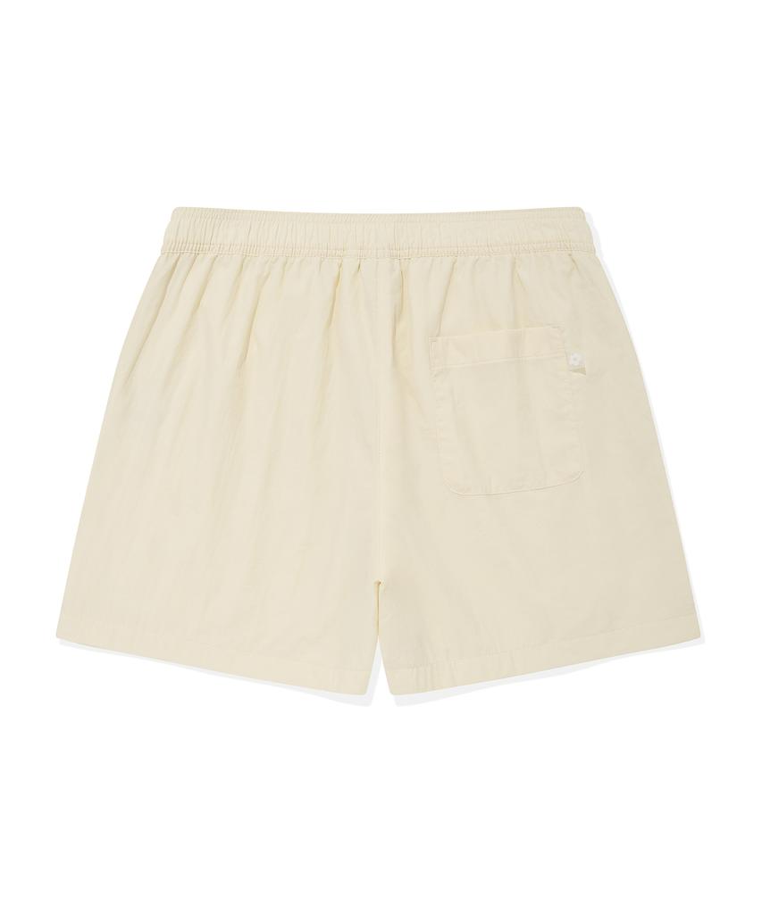 Wacky Willy Women'S Nylon Elastic Shorts Cream