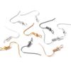100/200Pcs Irony Charm Findings Earrings Clasps Hooks Fittings DIY Jewelry Making Accessories