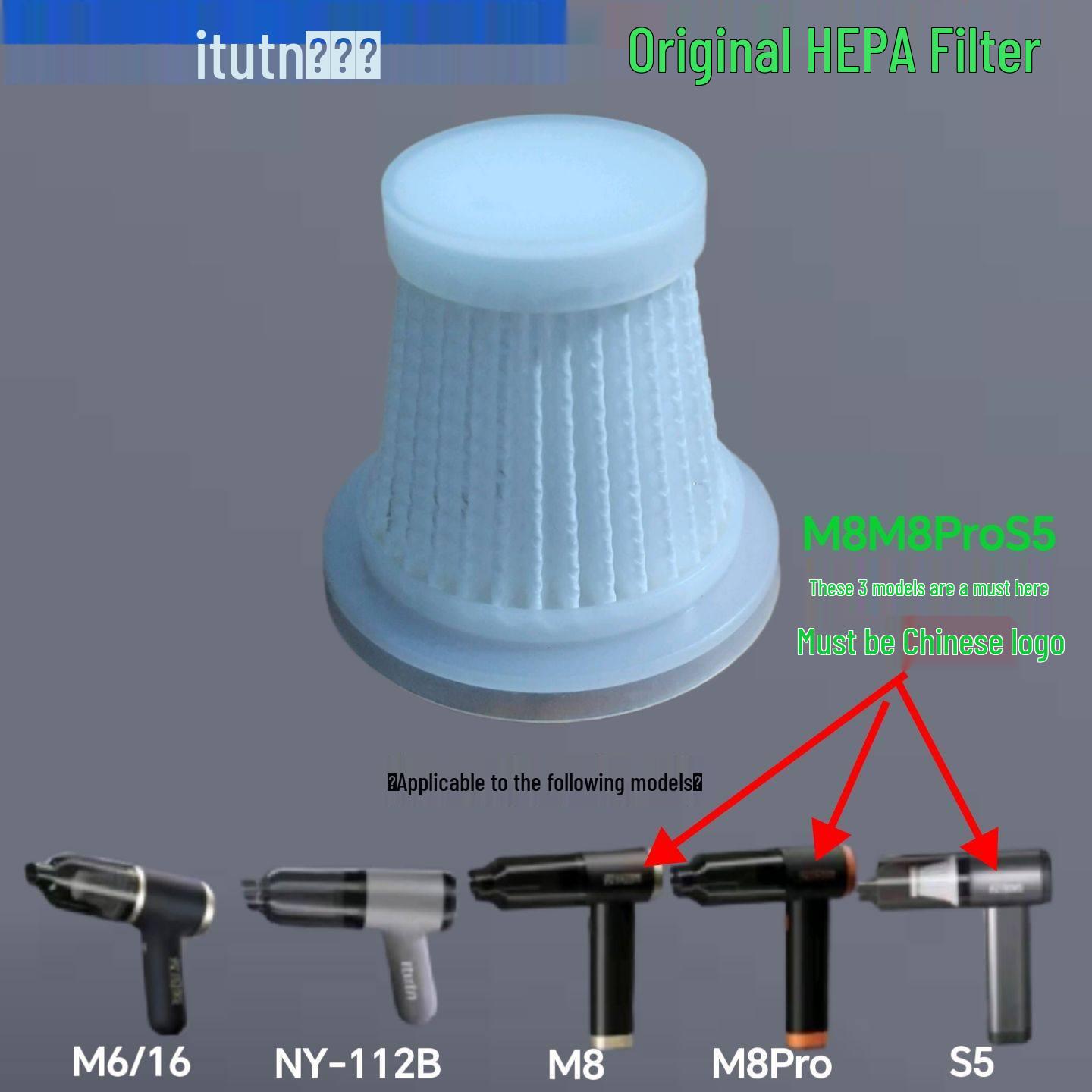 

Aitutong Hipa Stainless Steel Filter for M8/M8 Pro/S5 Vacuum Cleaner - Washable & Reusable