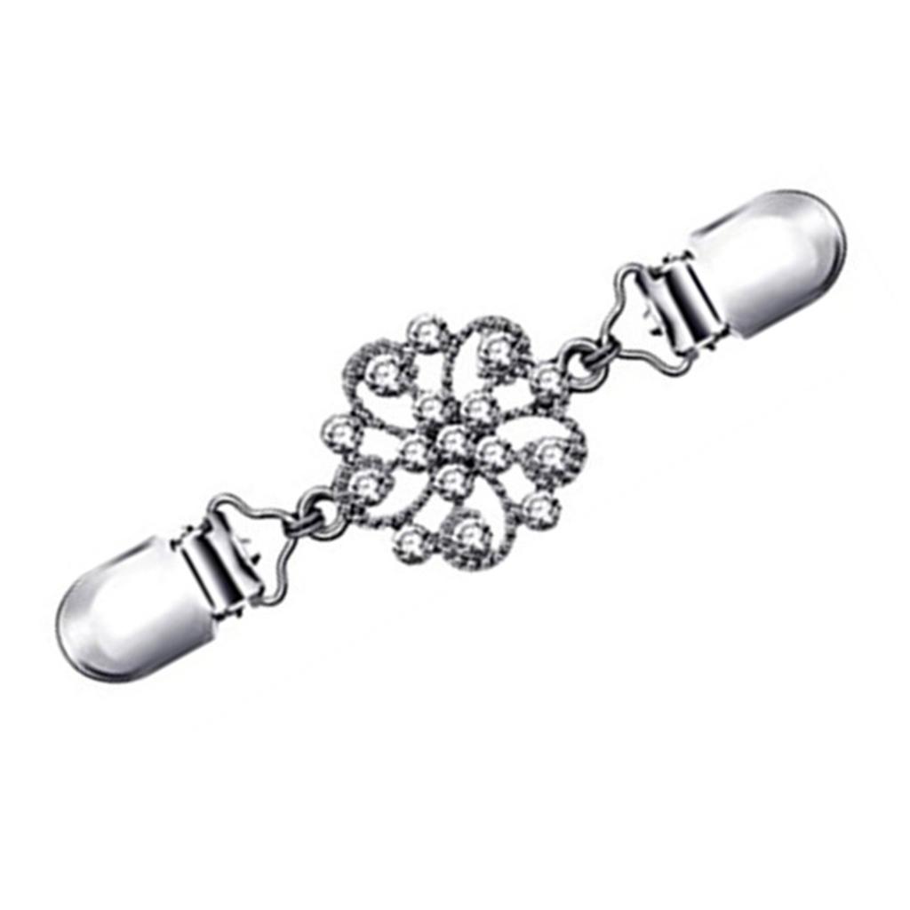 Woman Cardigan Clip Vintage Sweater Clip Scarf Collar Metal Clip Sweater Shawl Clip on Fasteners Cardigan Safety Pin