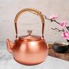 Copper Teapot Kung Fu Tea Pot Teaware Handmade Maker Stovetop Kettle for Camping