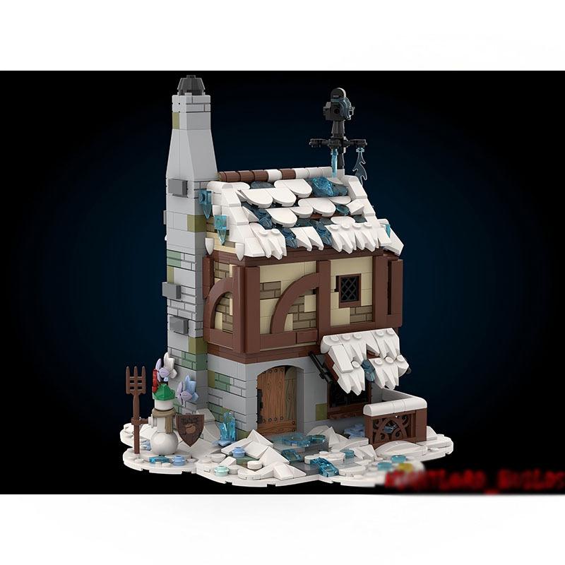 -215257 Warm Igloo Building Block Compatible Assembly Set Puzzle Scene Model Ornament