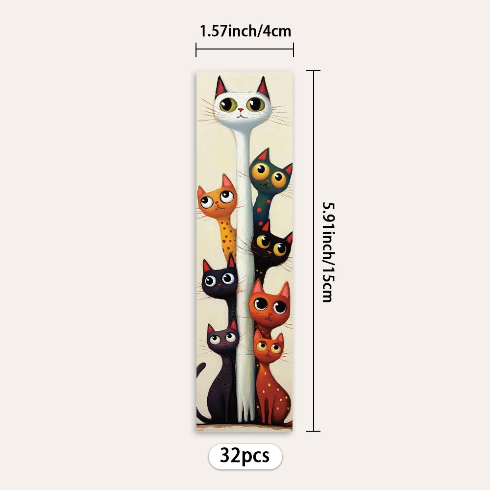 32pcs, Funny Bookmarks Bookmarks, Back To School Season, Christmas, Halloween, Suitable for Teachers, Readers, and Birthdays.