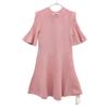 Unused SNIDEL Five-quarter Sleeve Knit One Piece F Pink SWNO191060 Women Used