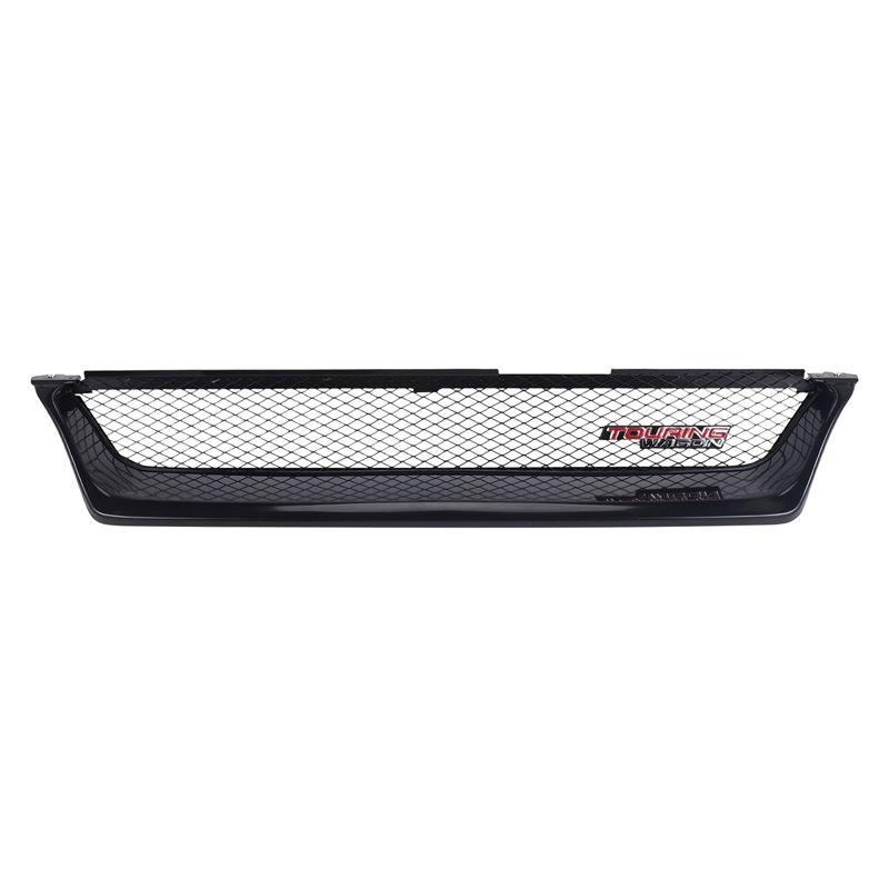 AA92-Car Front Bumper Mesh Grill Grille Gloss Black Racing Grills For Toyota Corolla AE101 1993 1994 1995 1996 1997 bright black