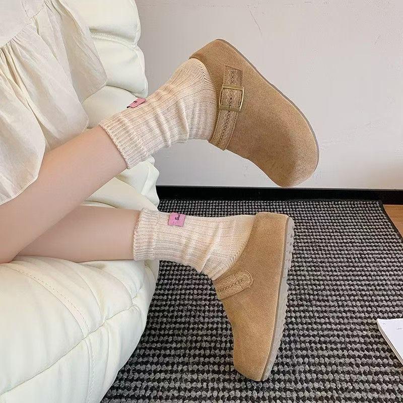 Casual thick-soled small man pedal bag head drag women's shoes, autumn wear Boken semi-drag women's versatile